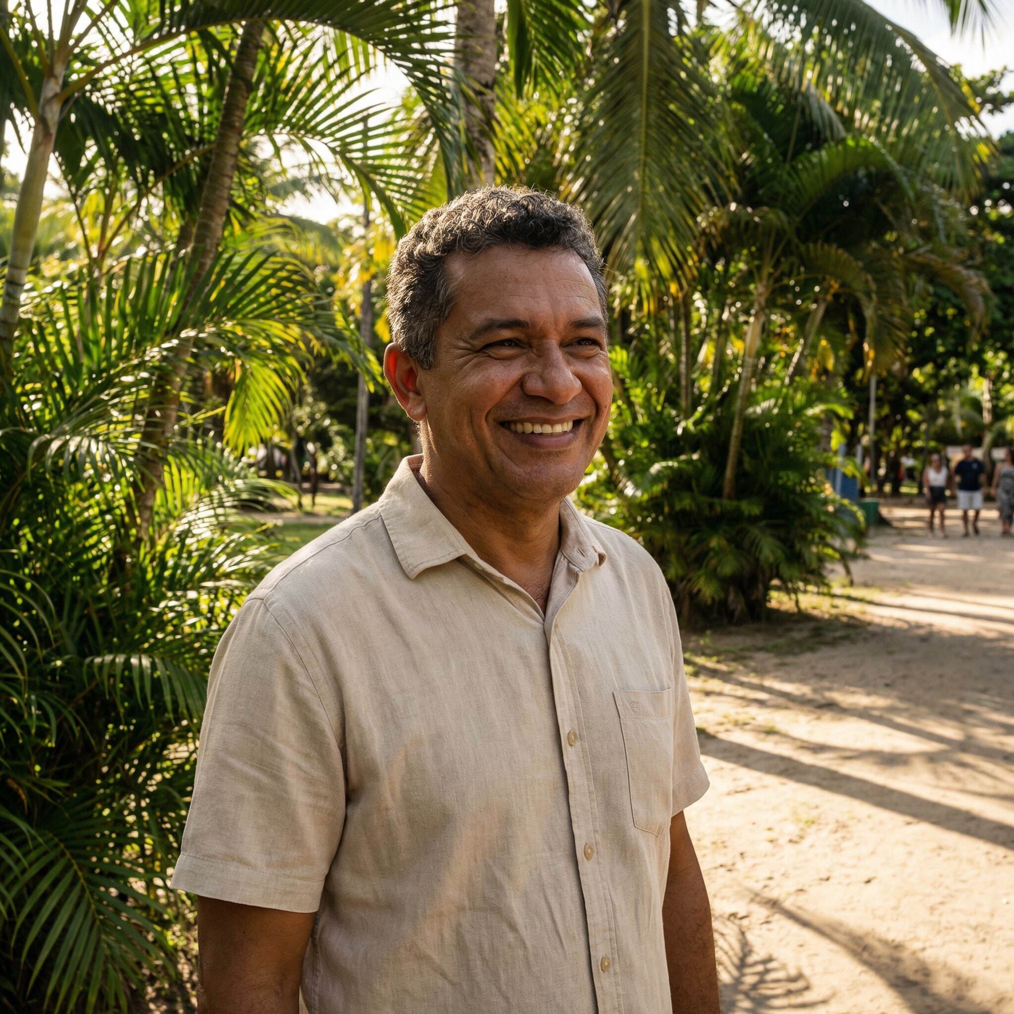Paciente recuperado e feliz